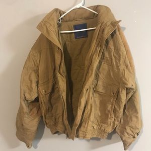 Vtg Distressed Ford Motor Company Corduroy Jacket